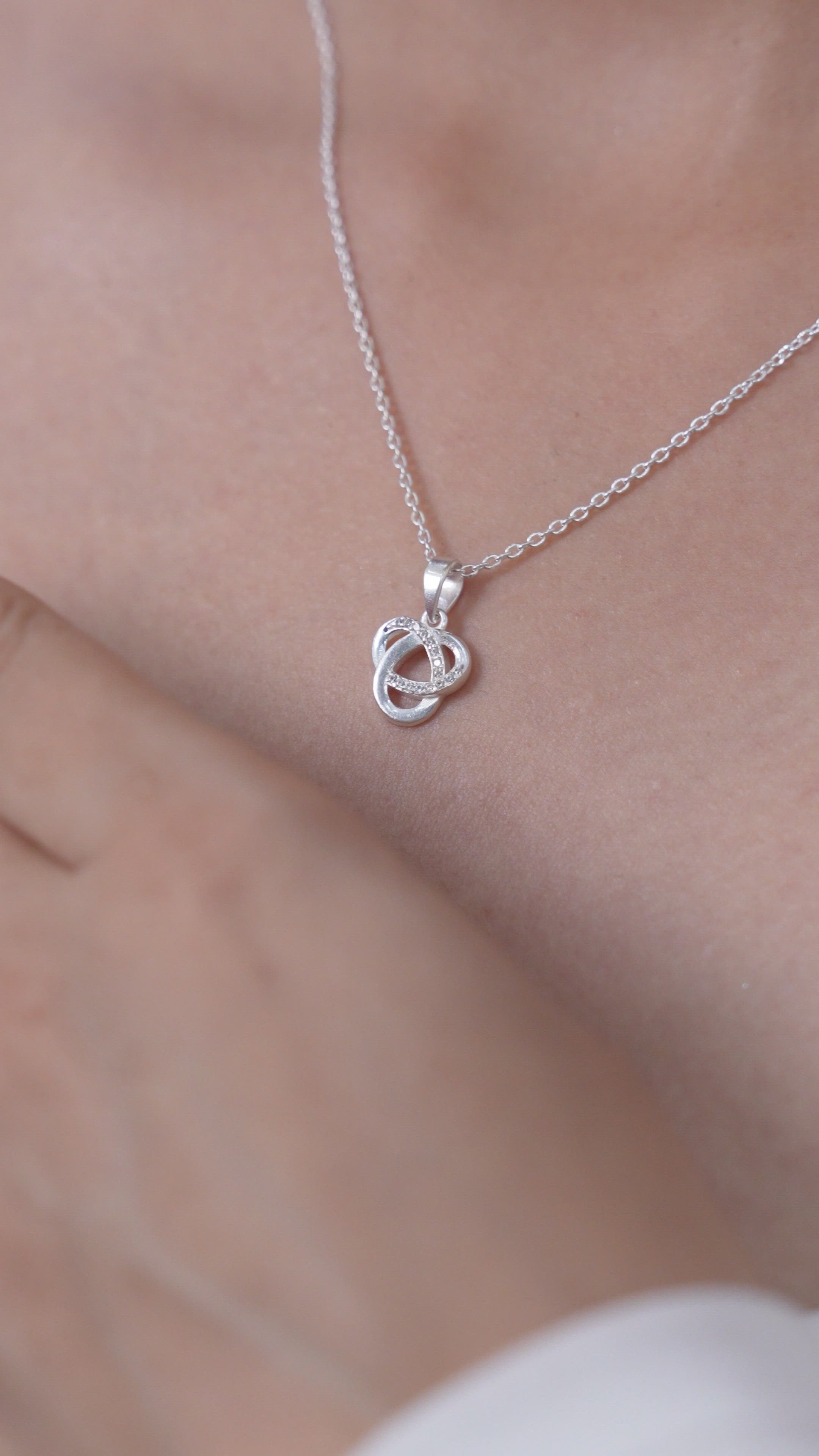 Celestial Celtic Knot Pendant With Chain | 925 Sterling Silver