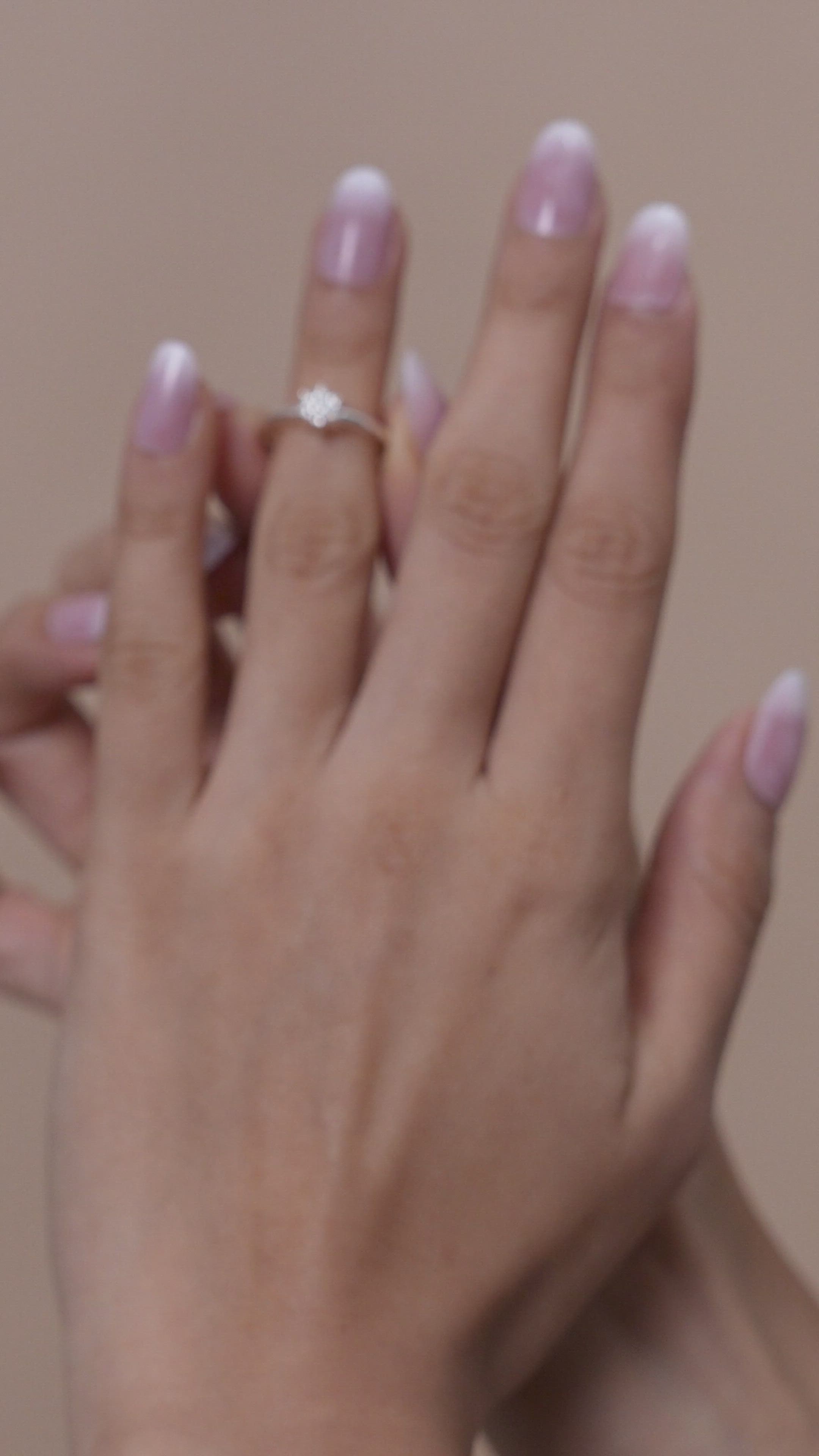 Girls Flower Ring | Blossom Design in Adjustable 925 Sterling Silver