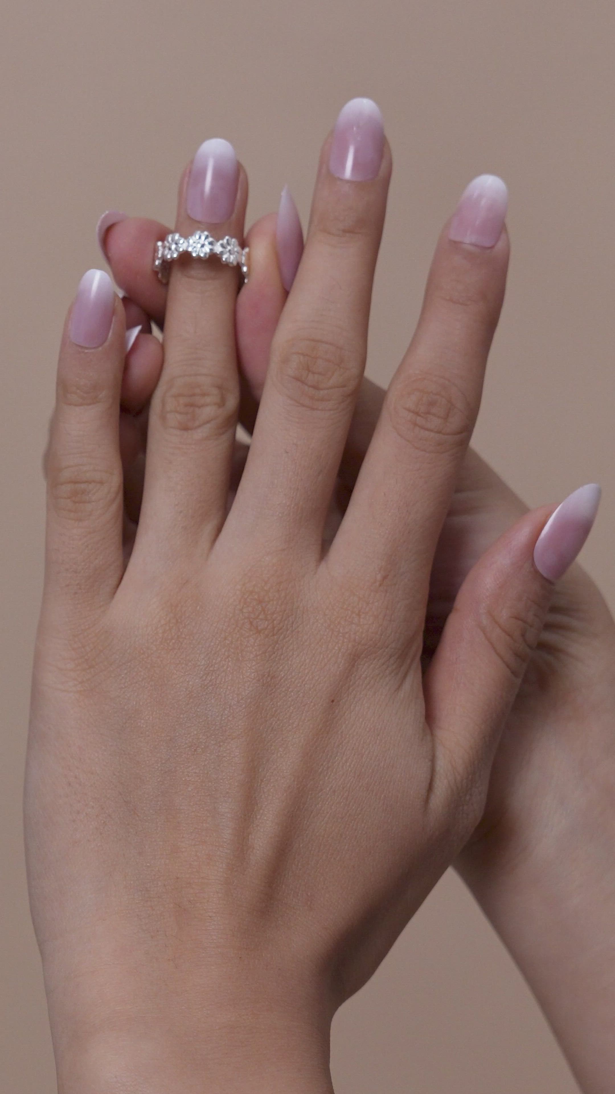 Daisy Dream Floral Adjustable Ring in 925 Sterling Silver